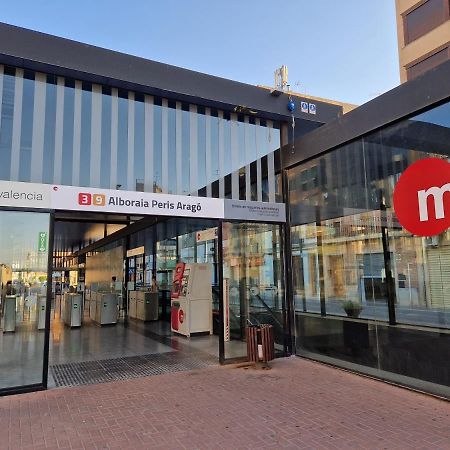 Casa 12 Pax Metro Alboraya Valencia Villa Exteriör bild